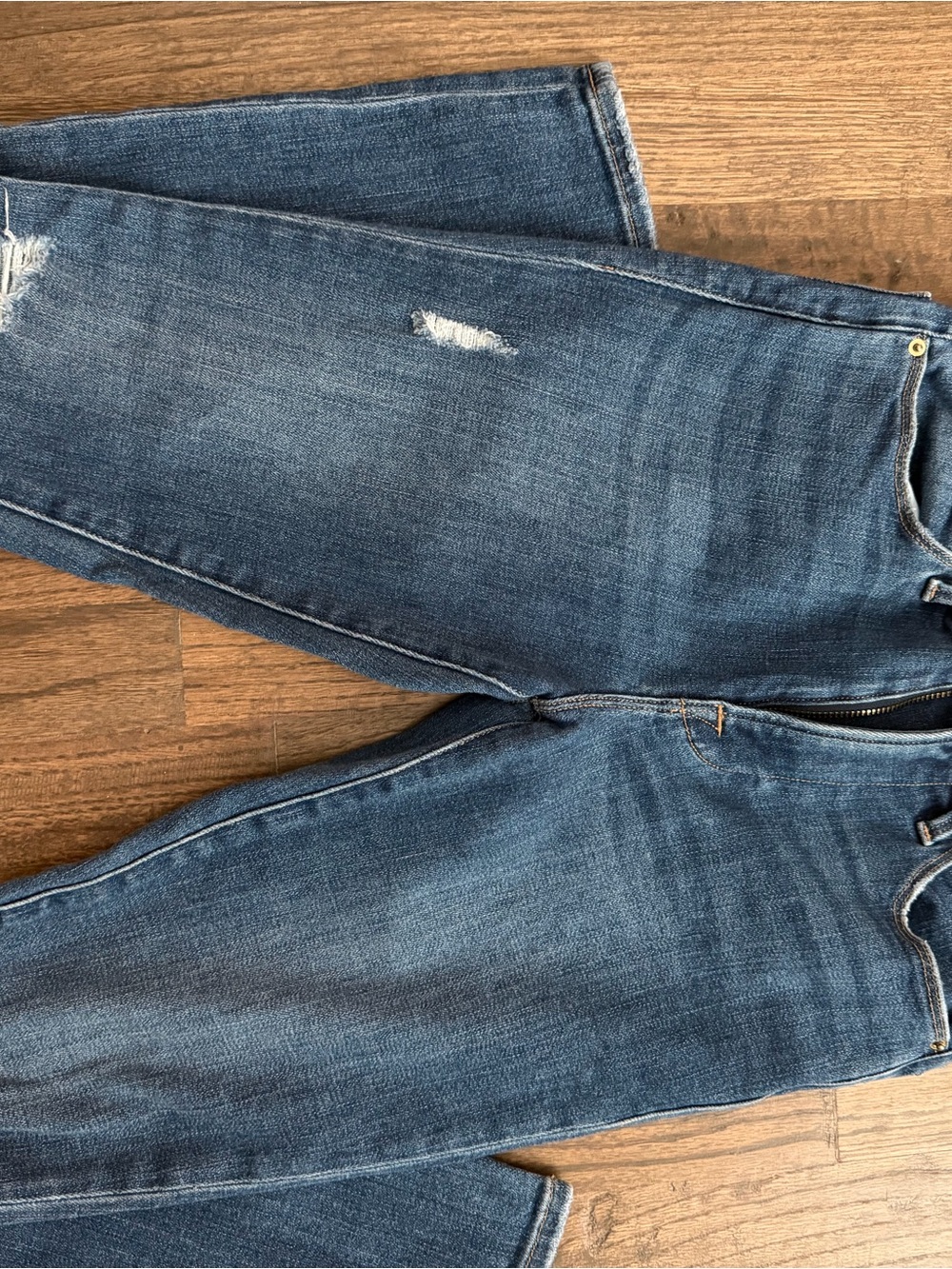 Frame Denim Straight-Leg Jeans in Deep Blue Wash